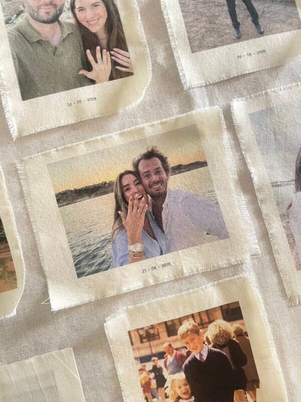 Fotos reveladas en tela